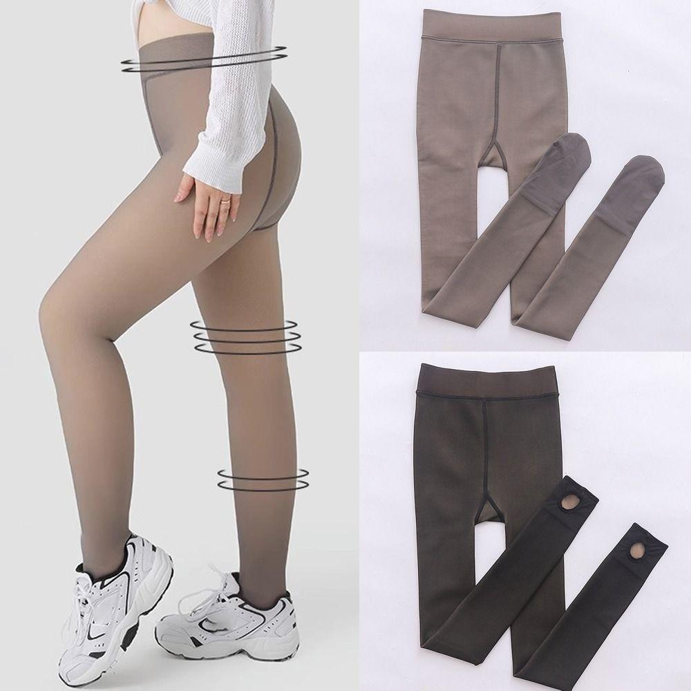 Черные/Серые/Кофейные Теплые Колготки Колготки Высокой Эластичности Весна и Осень