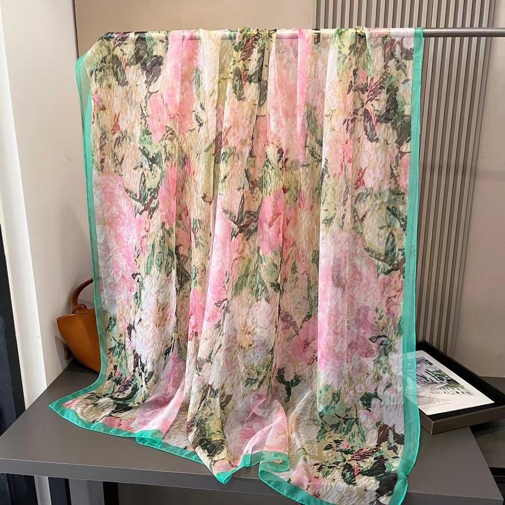 Scarf for Women New Spring and Autumn Big Scarf Fashionable and Versatile Warm Scarf Fashionable Sunscreen Shawl for Mother