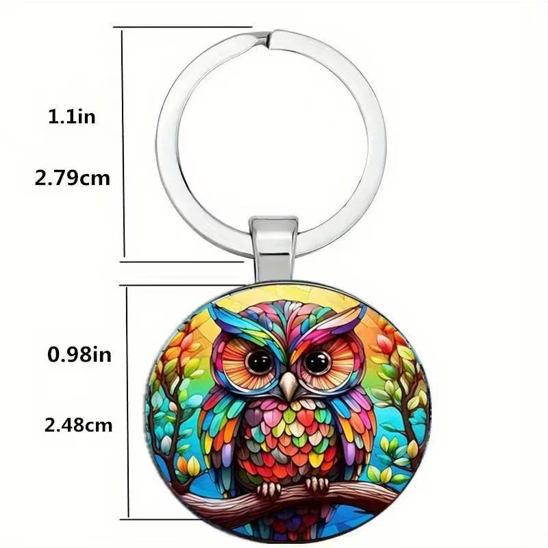 Owl Themed Keyring With Zinc Alloy Craftsmanship For Cute Accessories And Gifts