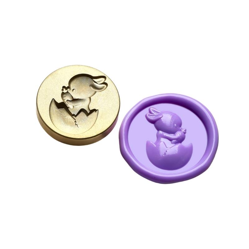 Easter Pattern Wax Stamp Head Replacement for Sealing Envelope Invitation Gift Cards Easter Greeting Card