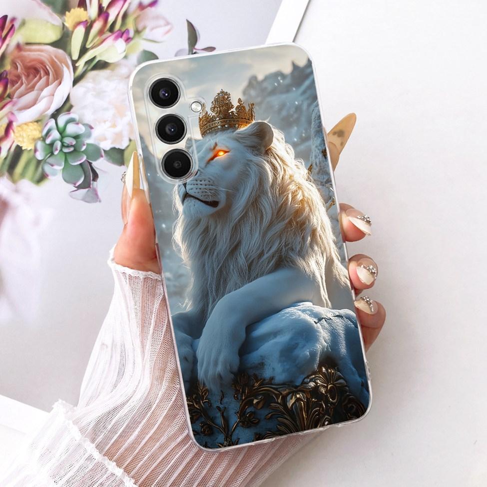 Clear For Samsung A34 5G Case A346B Cute Fashion Butterfly Funny Painted Soft Casing For Samsung Galaxy A34 5G A346M A346E Cover