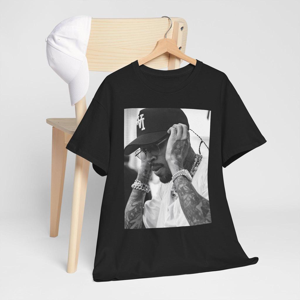 Chris Brown Breezy Bowl 2026 Tour Unisex TShirt Unisex 100 Cotton Short Sleeve Oversized Y2k Tee Popular Fashion Tops For Fans