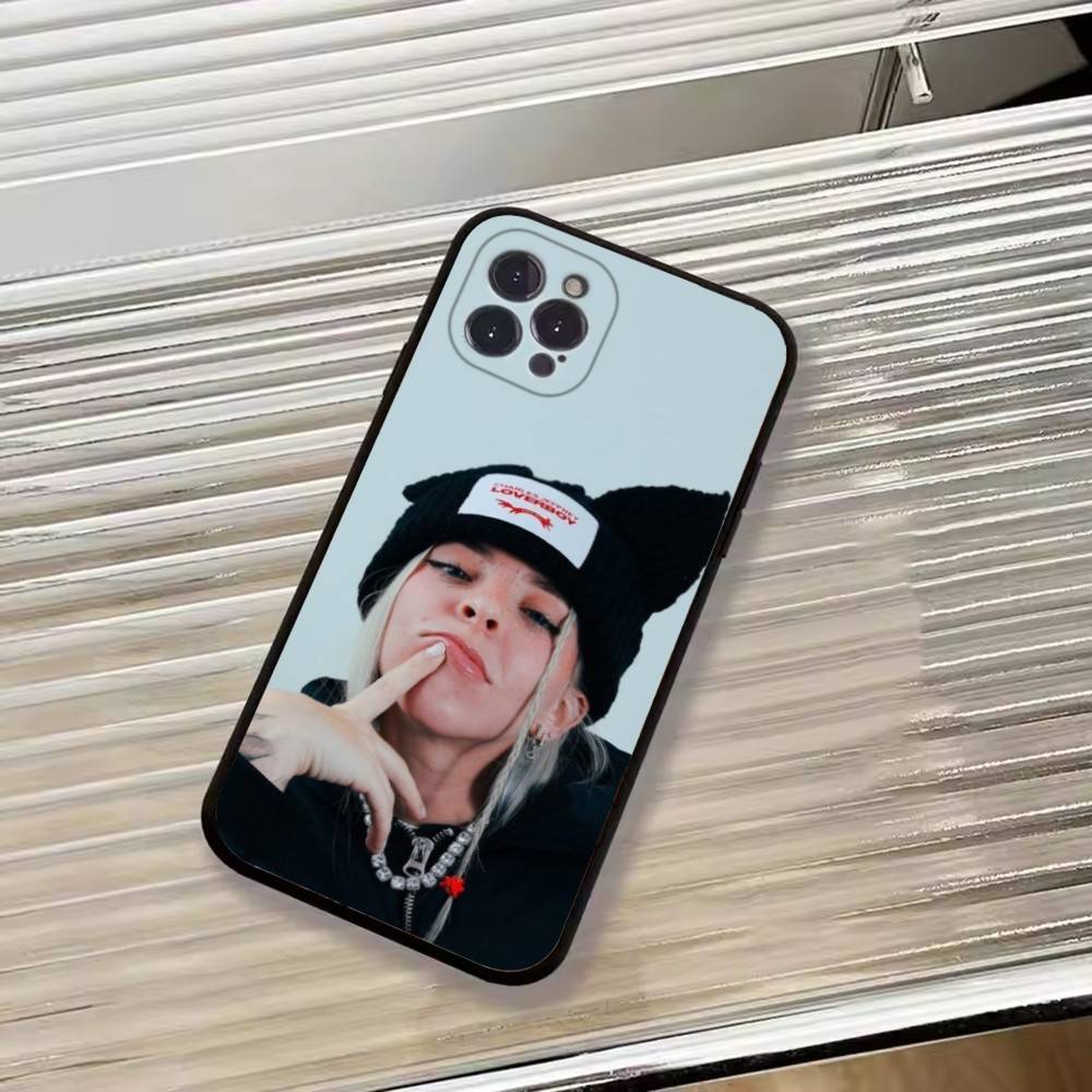 Y-Young Miko Певица Модный Чехол для Телефона Для iPhone 17, 16, 15, 14, 13, 12, 11 Plus, Pro Max, Другие Мягкий Черный Чехол