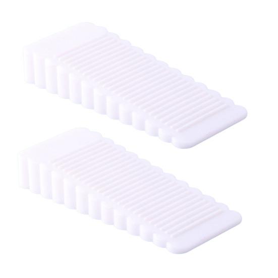 2 шт., противоударный дверной буфер, текстурированная дизайнерская поверхность, обустройство дома, безопасность, бытовой дверной стопор для дома