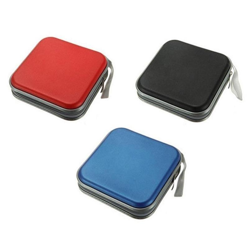 Портативный 40 шт., бумажник для дисков CD, DVD, VCD, органайзер для хранения DJ, чехол, держатель, сумка для альбома