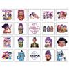 20pcs/set Cartoon Kpob Damon Hunters Rumi Kang Temporary Tattoo Sticker Rumi Tattoo Sticker Demonizing For Party Gifts