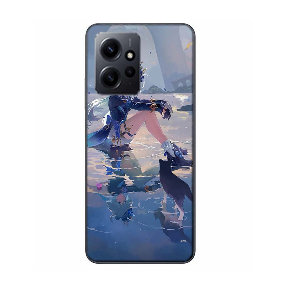 Cute Furina Genshin Impact Phone Case For Redmi Note 14 15 Pro 5G 13 12 Pro Plus 11 11T 11E 11S 10 Pro 10S 9 9S Cover Cell Clear