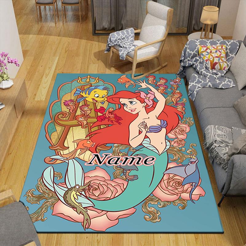 Custom 1Pc Mermaid Fantasy Adventure Rug Office Carpet Indoor Outdoor Entrance Doormat Nonslip Soft And Comfortable Living Room D916201