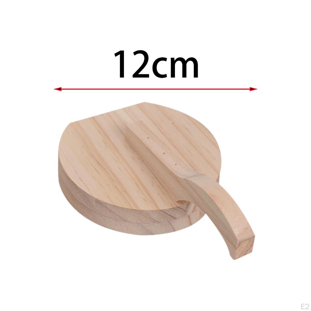 Wooden Tortilla Press Dumpling Wrapper Presser Dough Pressing Tool Kitchen Gadgets for Pastries
