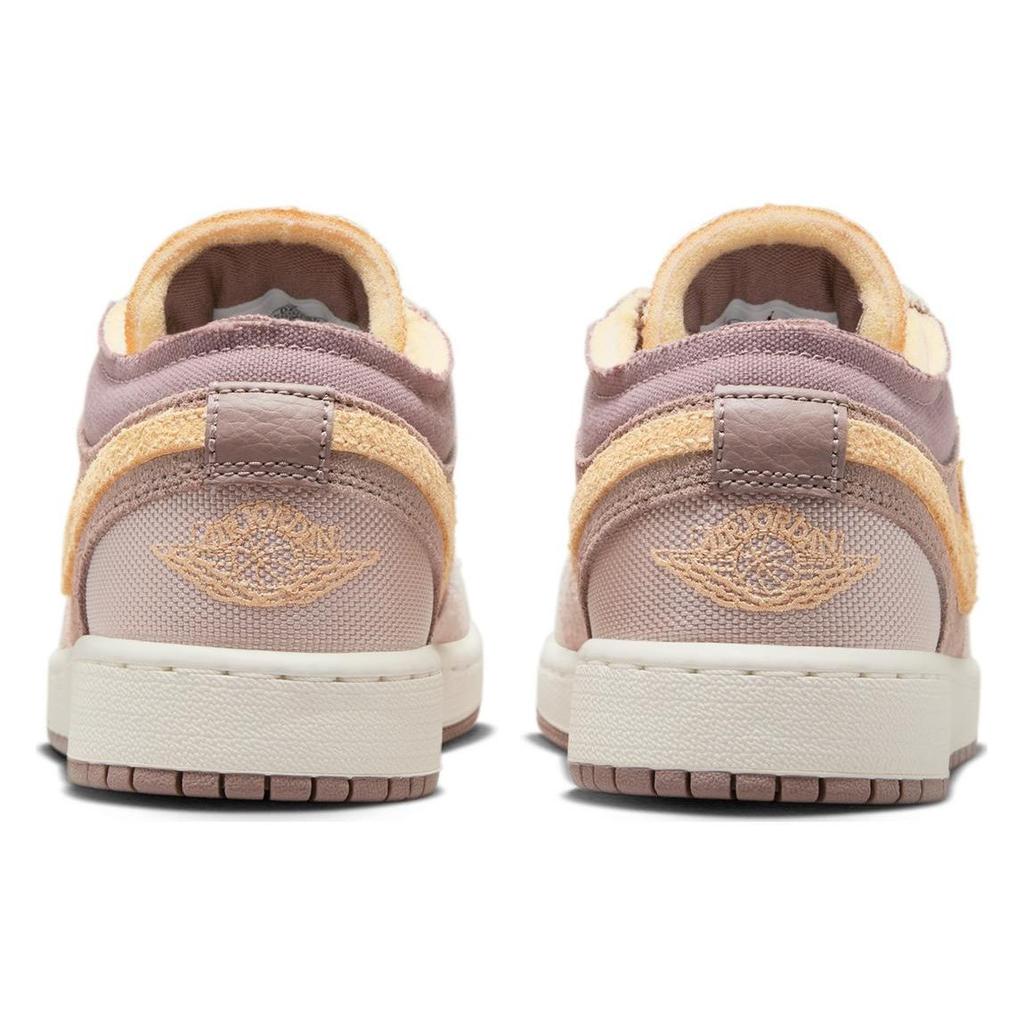 Air Jordan 1 Low SE Craft GS Inside Out — Детские кроссовки Taupe Haze Tan Mint-Foam Celestial-Gold DZ4465-200