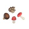 Vegetable Model Simulation Mushroom Landscape Miniatures Fungus Model  Home Decoration