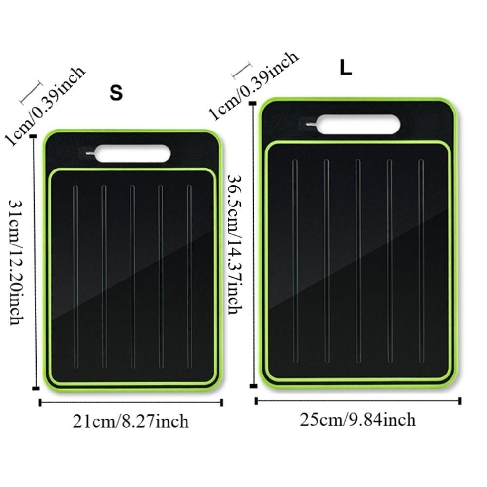 Разделочная доска 4 в 1 для разморозки Двусторонняя прямоугольная Подставка для быстрой разморозки с теркой Точилка Разделочная доска Говядина
