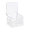 Amazon Basics Storage Boxes with Set of 3 Zippers, Clear,