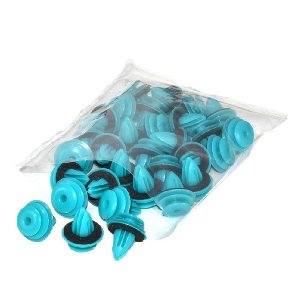 100Pcs Accessories Retainer Fastener Rivet Door Buckle Fastener Rivet Bumper Clip Auto Vehicle