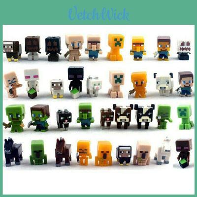 Набор мини-фигурок Minecraft 36 шт. Для детей Стив Крипер Скелеты и другие!