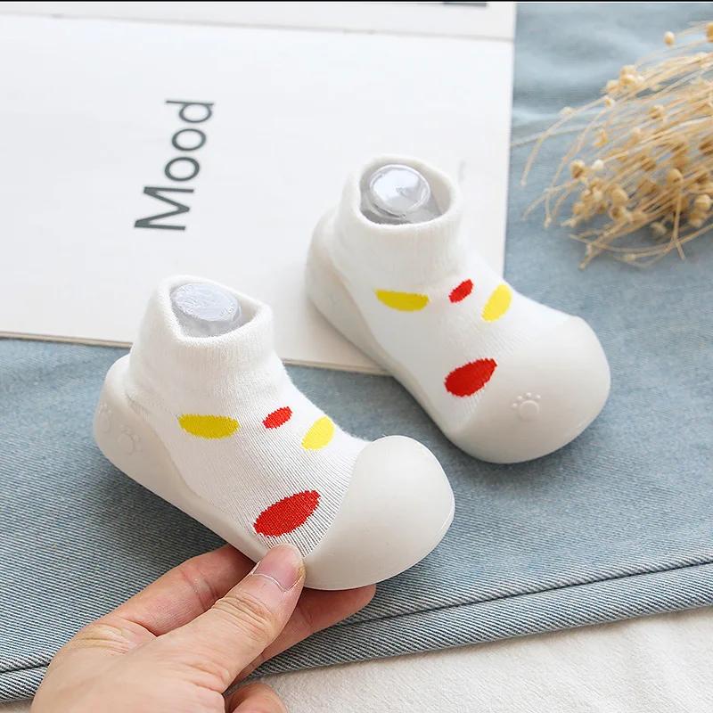 Обувь для новорожденных, осенняя обувь для ходьбы для новорожденных, дышащая детская обувь, носки для дома, мягкая подошва, легкая повседневная спортивная обувь, детская вещь