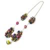 [N9574] - Multicolored 'New Life' Handmade Leather Long Necklace (handmade)