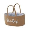 Cotton Rope Mommy Bag Compartment Baby Diaper Box Baby Hygiene Basket  Travel Out