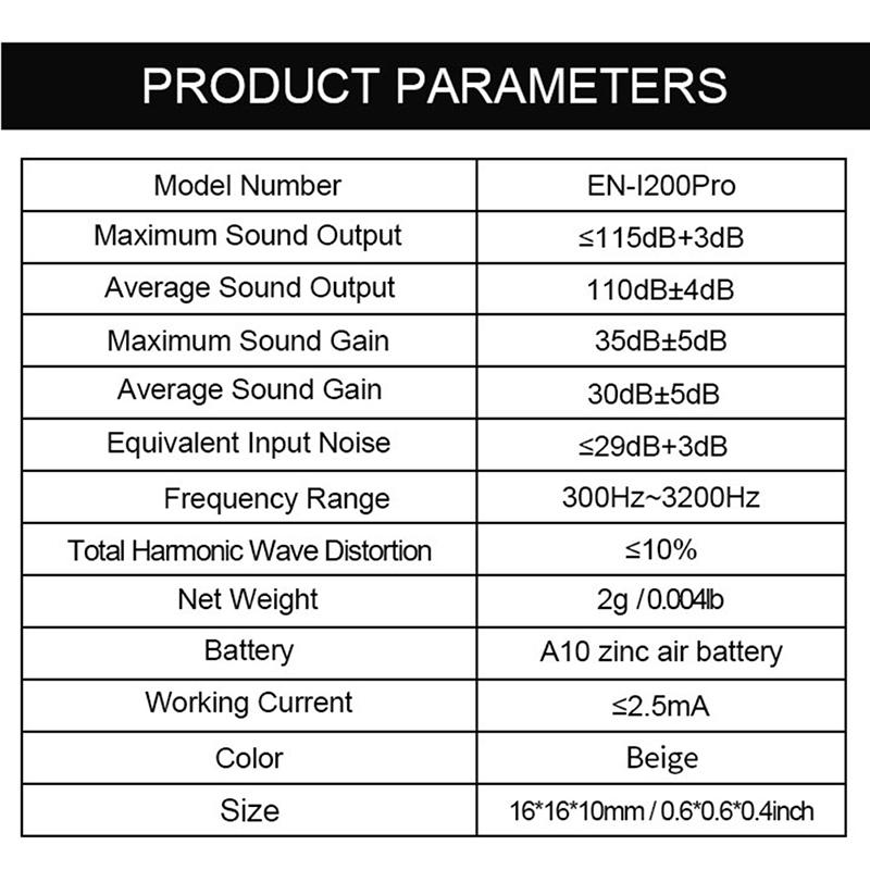 Слуховой аппарат Невидимый широкочастотный бесшумный суперминиатюрный слуховой аппарат для глухих
