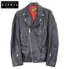 Y'2 LEATHER SHALLON/Sharon Steer Oil Calf Double Riders Jacket Jacket 42 blackUsed