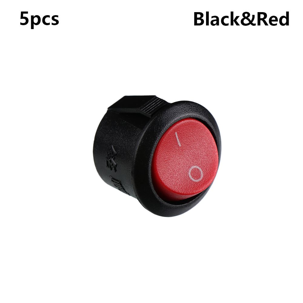 5pcs Hot Plastic Mini 2PIN ON/OFF Toggle Switch Car Boat Push Button