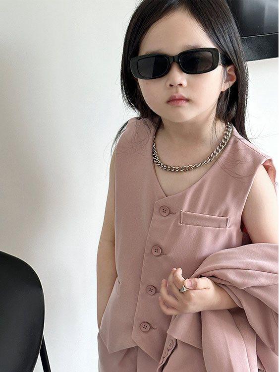 Осень 2025 Девочки Костюм-конфетка из 3 предметов - Блейзер в корейском стиле