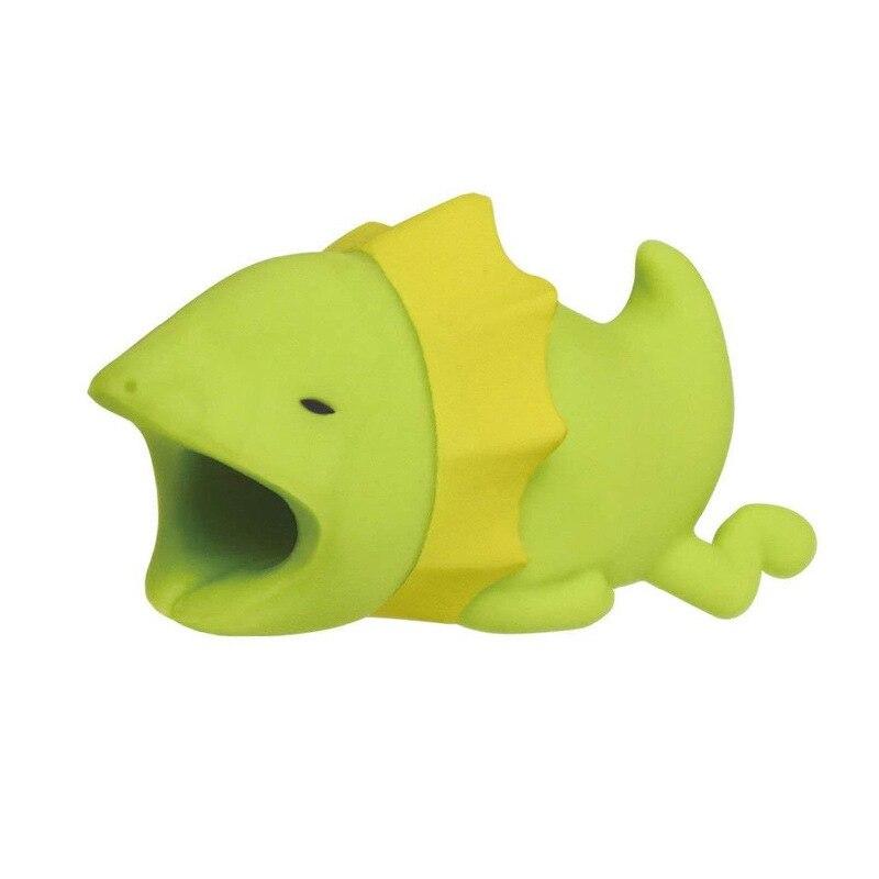 Защитный шнур для кабеля с милыми животными, защитный провод с рисунком из мультфильма, светящийся силиконовый чехол, устройство для намотки зарядного кабеля для кабеля зарядного устройства для телефона