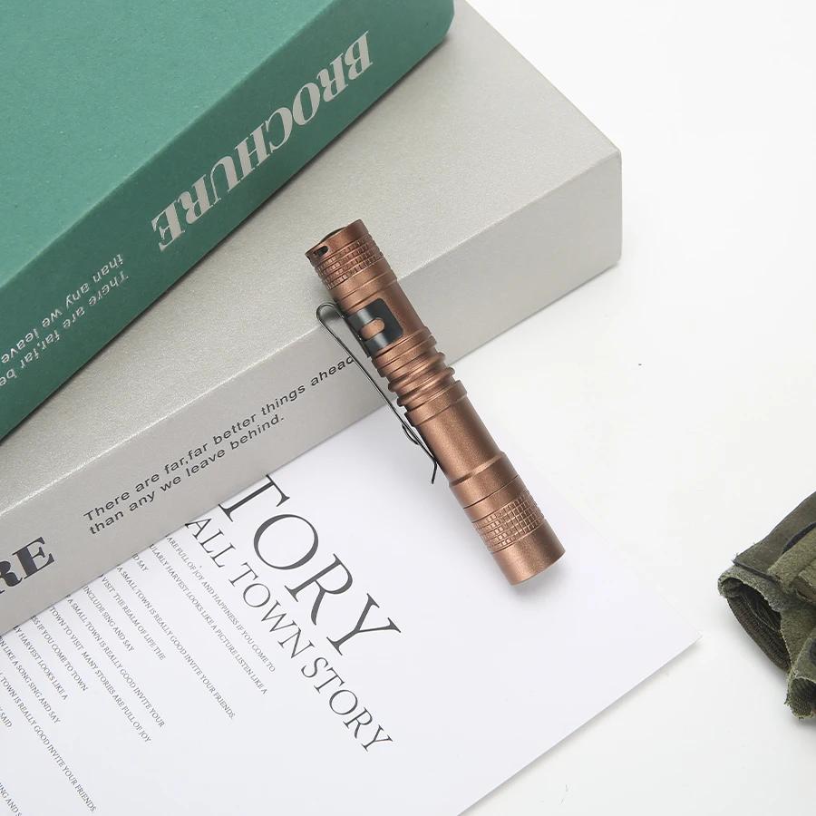 Мини портативный светодиодный фонарик с зажимом, ультра яркий карманный фонарик с высоким люменом для кемпинга на открытом воздухе, чрезвычайная ситуация