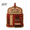 Reusable Holiday Party Favors 2D Acrylic Christmas Cash Holder Ornament, Gift Card Hanging Personalized Money Hangers Xmas Tree Decor, Pocket Keepsake