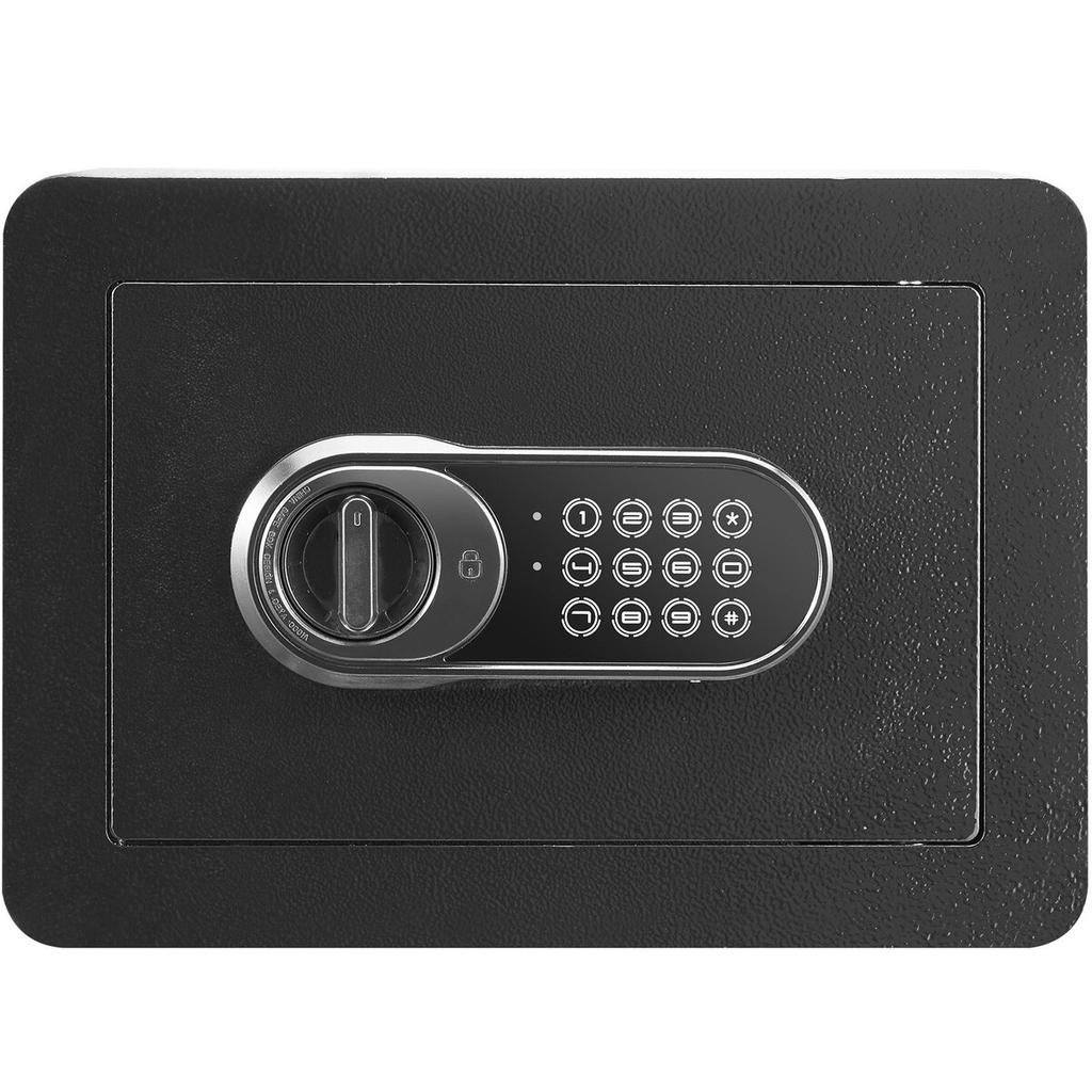 Safe, 0.5 Cubic Feet Home Safe, Steel Security Safe with Digital Keypad and 2 Keys, Wall-Mounted Cabinet Safe Protect Cash, Gold, Jewelry, Documents