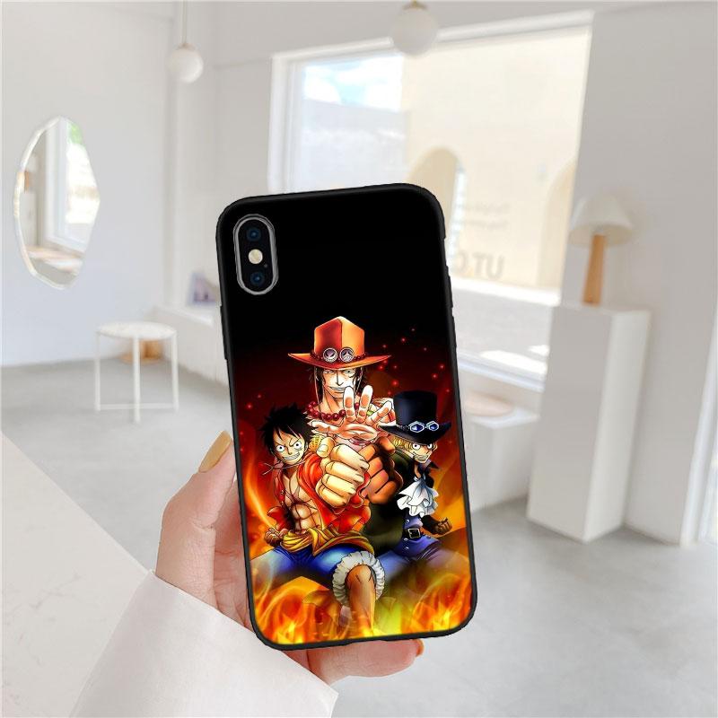 Чехол для телефона One Piece ACE Sabo Luffy из мягкого материала для Redmi Note 13 14 Pro+ Plus A3 A3X 13X 13C 13R 14S 14C 14R