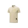 Solid Color Logo Graphic Print Casual Short Sleeve Polo Shirt Unisex Tops Off-White 537039-64