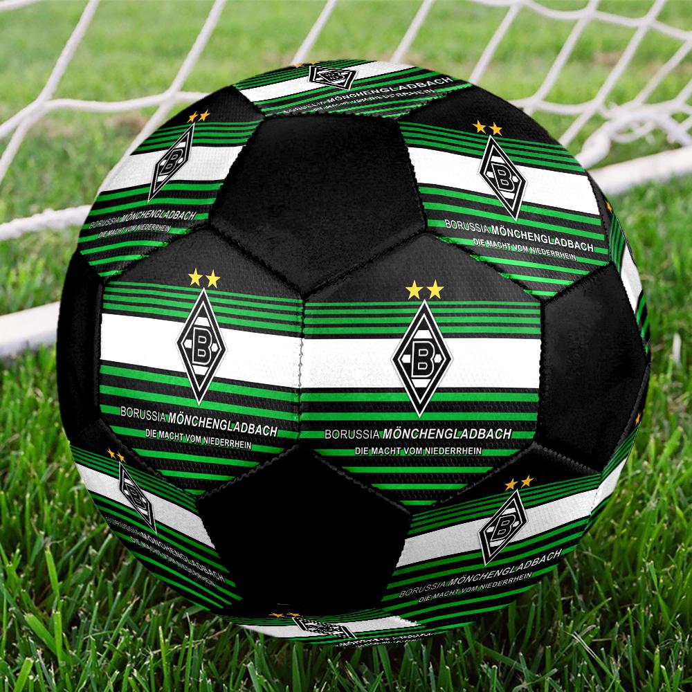 Borussia Indoor Soccer Ball Colorful Machine Stitched PVC Size 5 Team Training Competition Ready Durable High-Bounce Cool Sports Gift