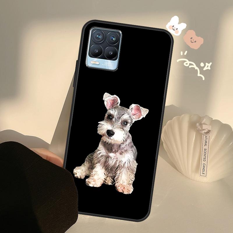 Шнауцер Щенок Собака Искусство Для OnePlus 10 Pro 9 Pro 8T Nord2 9R Чехол Для Realme GT 2 Pro 7 8 GT Neo2 9i 8i C21 Coque