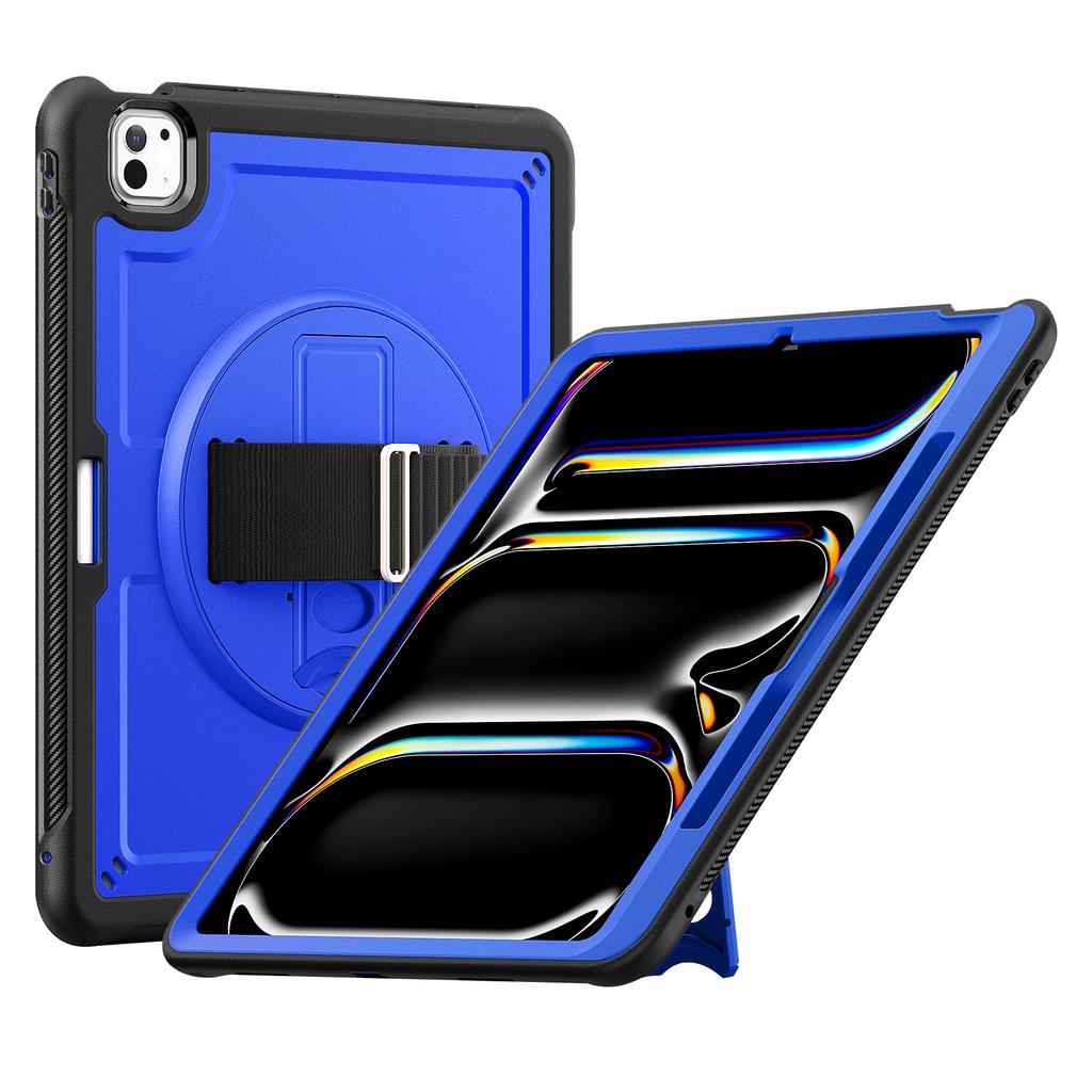 Для iPad Про 13 (2025)/13 (2024) Чехол для планшета из ПК+ТПУ, рассеивание тепла, вращающаяся подставка