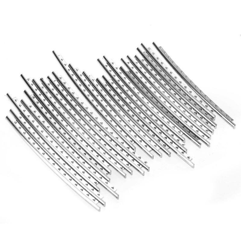 24 шт. гитарные лады проволока накладка на гриф никель серебро 2,2 мм 2,4 мм 2,7 мм 2,9 мм материал для ремонта гитарных гитар аксессуары