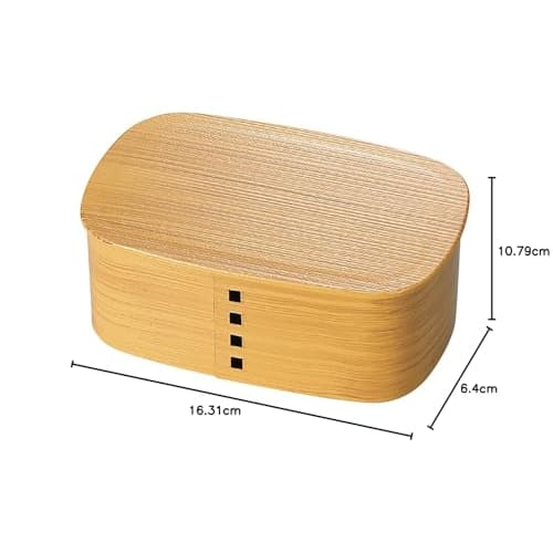 Tatsumiya HAKOYA Wappa Single-Tier Bento Box, 700ml, Hinoki Wood, Product Number 301779, Made In Japan