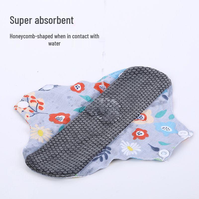 Моющиеся ежедневные прокладки из графенового хлопка - Герметичные, многоразовые, из чистого хлопка, для санитарной защиты