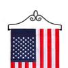 Horizontal Flag Wall Hangers Weather-Proof Flag Stand Holder for Party Decors