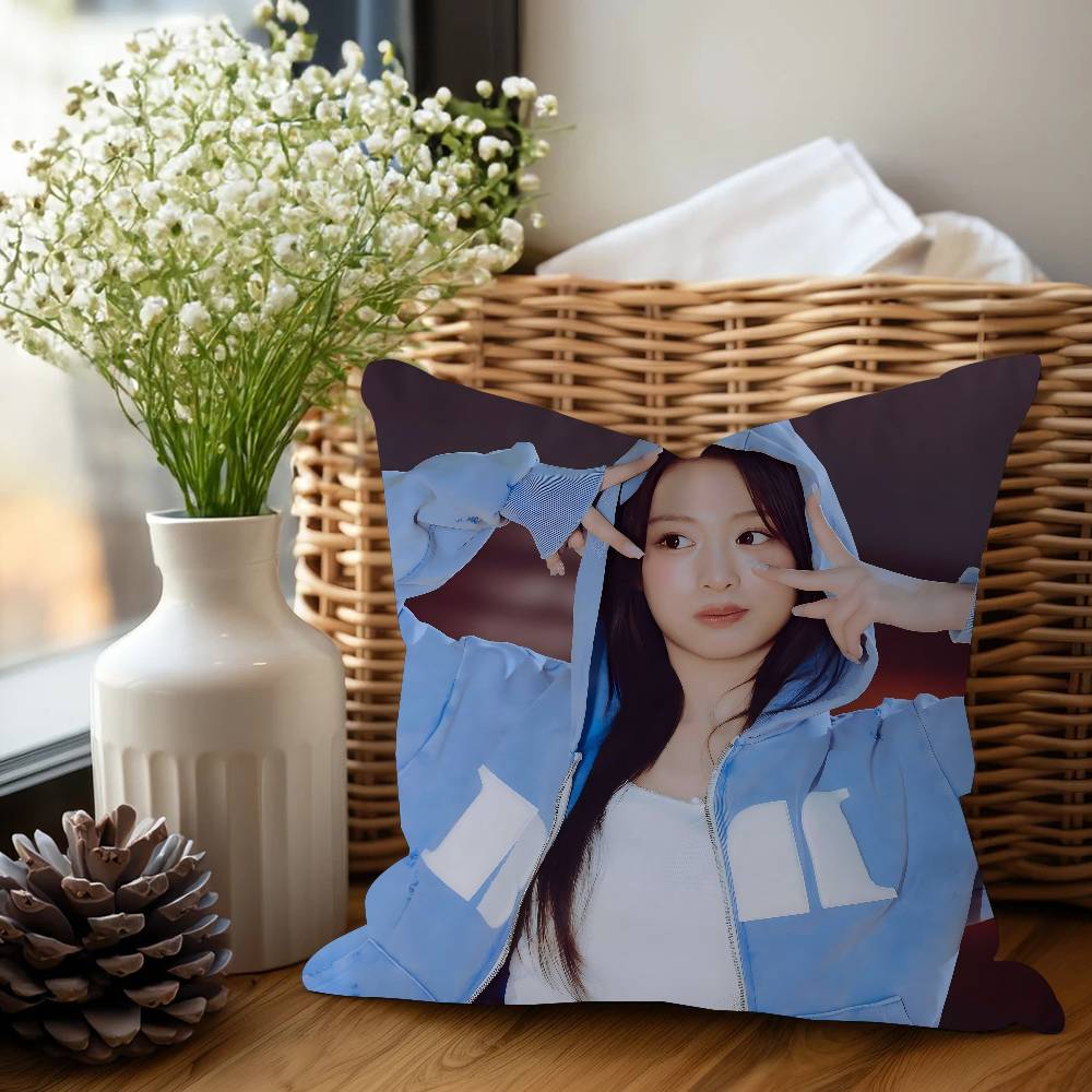 Певец A-AHYEON Наволочка для подушки Чехол для подушки Обивка Диван Декоративная подушка Домашний декор Наволочка