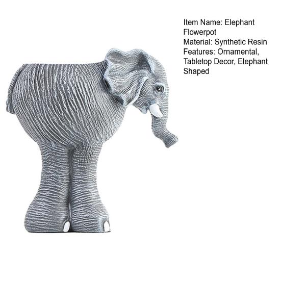 Слон цветочный горшок смоляной суккулентный горшок настольный стоячий слон цветочный горшок для гостиной офисный приставной столик декор стола