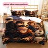 Kaisen CharactersPattern Bedding Quilt Set  Home Decoration  Gift (1 * duvet cover + 2 * pillowcase  without core)