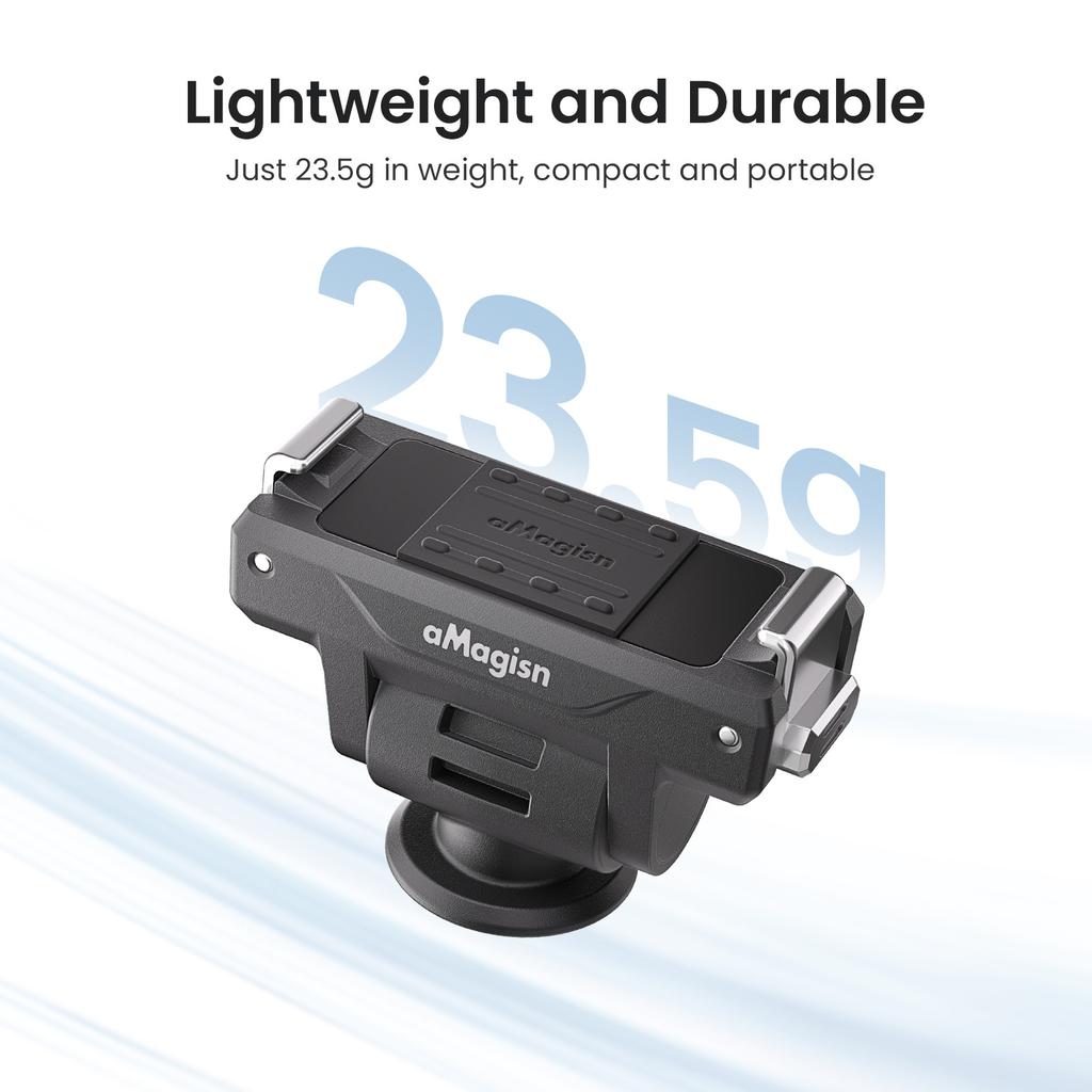 AMAGISN PD15 Для DJI Osmo Action 5 Pro/Action 4/3 Регулируемый Адаптер-держатель с Быстросъемным Креплением Аксессуар для Камеры
