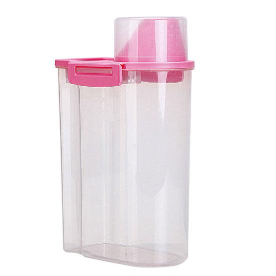 Большой контейнер для хранения сухих продуктов питания емкостью 2,5 л, герметичная коробка с крышкой