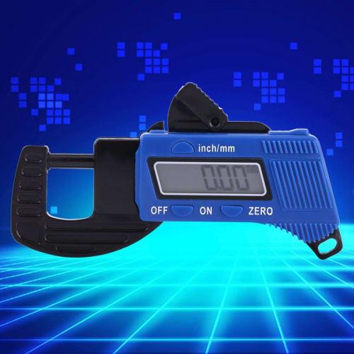 Topiky Digital Micrometer, Thickness Gauge, 0-12mm, Digital Thickness Gauge, High Precision Electronic Micrometer, Digital Thickness Gauge