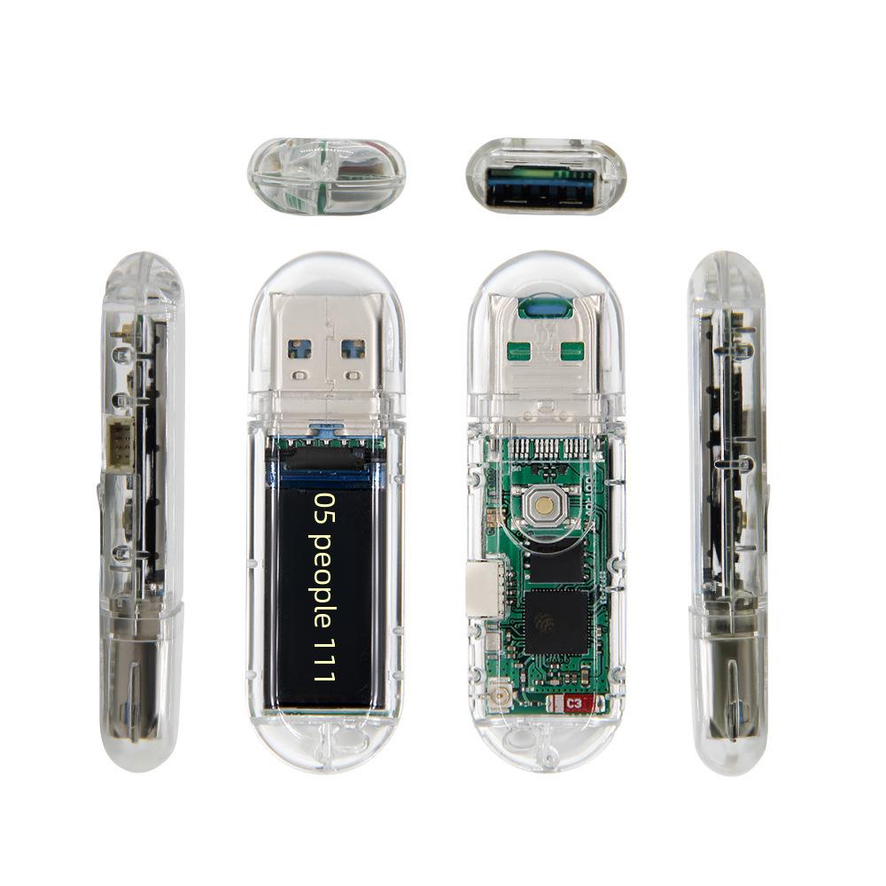 LILYGO® T-Dongle-S3 Отладочная плата с 0,96-дюймовым ЖК-дисплеем, WiFi, Bluetooth и поддержкой TF-карты