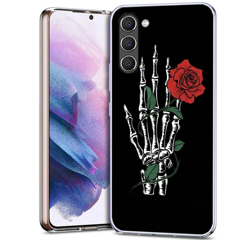 Ярко-красные розы Цветы Чехол для телефона для Samsung A54 A14 A24 A34 A17 A37 A57 A55 A35 A25 A15 A13 A23 A33 A53 A07 A05S A04S A03 A7