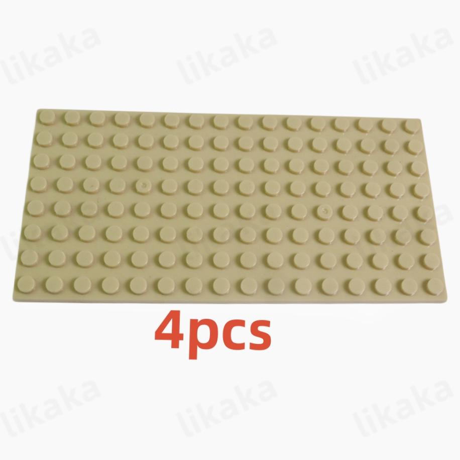 8*16 точек, пластиковые строительные блоки, 4 шт., базовые пластины, совместимые с городскими классическими игрушками, мини-блоки, базовые пластины, детали для детей