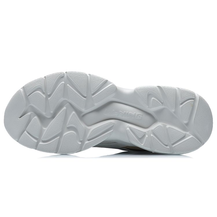 Li-Ning Нескользящие износостойкие низкие кроссовки унисекс серо-коричневые AGCR165-2