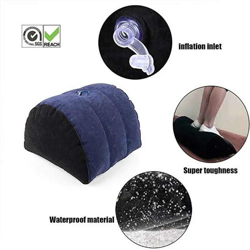 Надувная Секс-подушка Прочная Подушка Секс-позиция Мебель Взрослая Эротическая Подушка-клин 18+ Игры Подушки Пара Дилдо Крепление Игрушка